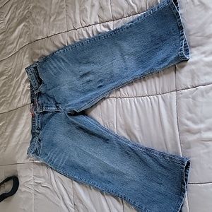 Plus-Size Women's LazerJeans StretchCapri/Jeans, Color Med Denim Blue,  Size 18